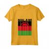 Donna Bandiera del Malawi Maglietta con Collo a V - Design Elegante per Mostrare il Tuo Amore e Orgoglio - Ideale per Uomini, Donne e Bambini