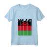 Donna Bandiera del Malawi Maglietta con Collo a V - Design Elegante per Mostrare il Tuo Amore e Orgoglio - Ideale per Uomini, Donne e Bambini