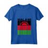 Donna Bandiera del Malawi Maglietta con Collo a V - Design Elegante per Mostrare il Tuo Amore e Orgoglio - Ideale per Uomini, Donne e Bambini