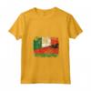 Donna Bandiere Italia Malawi | Mezzo Malawi Radici Italiane Vintage Maglietta con Collo a V - Mostra con Orgoglio le Tue Radici Italiane e Malawiane
