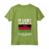 Donna Malawi Flag Souvenir - Se perso mandami in Malawi Maglietta con Collo a V - Ideale come Souvenir o Regalo per gli Amanti del Malawi