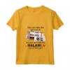 Donna Malawi Girl - Carta d'imbarco del Malawi - Maglietta con Collo a V per Donne Patriottiche - Ideale per Trasferimento dal Malawi