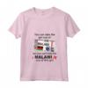 Donna Malawi Girl - Carta d'imbarco del Malawi - Maglietta con Collo a V per Donne Patriottiche - Ideale per Trasferimento dal Malawi