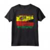 Bandiere Spagna Malawi | Mezzo Malawi Radici Spagnole Vintage Maglietta - Abbigliamento per chi Ha Radici in Spagna e Malawi