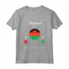 Maglietta Malawi Bandiera - T-shirt da Uomo Souvenir con Stampa Divertente