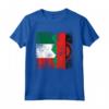 Radici del Malawi - Mezza Bandiera Italiana - Maglietta Patriottica Italia Malawi per Tutta la Famiglia