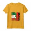 Donna Radici del Malawi | Mezza bandiera italiana | Italia Malawi Kids Dad Maglietta con Collo a V - Ideale per Mostrare le Tue Radici Italiane e l'Amore per il Malawi