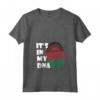Donna Malawi It's In My DNA - Maglietta con Bandiera e Radici del Malawi - Ideale per Mostrare il Tuo Orgoglio e Amore per il Malawi