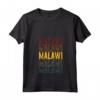 Donna Malawi Pride - Nato in Malawi Maglietta con Collo a V - Regalo per Amici e Familiari - Design a tema Malawi