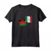 Malawi Italia Vintage Bandiera Malawiano Italiano Maglietta - Mostra il tuo Amore per il Malawi e le Tue Radici Italiane