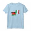 Malawi Italia Vintage Bandiera Malawiano Italiano Maglietta - Mostra il tuo Amore per il Malawi e le Tue Radici Italiane