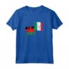 Malawi Italia Vintage Bandiera Malawiano Italiano Maglietta - Mostra il tuo Amore per il Malawi e le Tue Radici Italiane