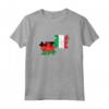 Malawi Italia Vintage Bandiera Malawiano Italiano Maglietta - Mostra il tuo Amore per il Malawi e le Tue Radici Italiane