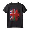 Bandiere del Malawi Regno Unito | Radici britanniche del Malawi Vintage Maglietta - Abbigliamento per la famiglia e gli amici con connessioni storiche
