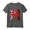 Bandiere del Malawi Regno Unito | Radici britanniche del Malawi Vintage Maglietta - Abbigliamento per la famiglia e gli amici con connessioni storiche
