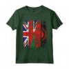 Bandiere del Malawi Regno Unito | Radici britanniche del Malawi Vintage Maglietta - Abbigliamento per la famiglia e gli amici con connessioni storiche