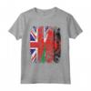 Bandiere del Malawi Regno Unito | Radici britanniche del Malawi Vintage Maglietta - Abbigliamento per la famiglia e gli amici con connessioni storiche