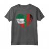 Cuore Bandiera Italiana Malawi | Italia Malawi Flag Roots Kids Maglietta - Mostra le Tue Radici con Orgoglio Italiano