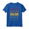 Malawi Pride, Nato in Malawi Maglietta - Design Vivace per Mostrare l'Amore e l'Orgoglio per il Malawi - Regalo Ideale per Amici e Familiari