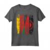 Bandiere Malawi Germania | Mezzo tedesco Malawi Radici Vintage Maglietta - Abbigliamento per la Famiglia e gli Amici con Orgogliose Radici Malawi e Tedesche