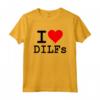 I LOVE HEART DILFS OLDER MATURE MEN DADS - Fun Gift for Husbands - Unique Father's Day T-shirt
