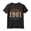 Regalo per 60° Compleanno Divertente Vintage 1961 The Man Myth Legend Maglietta - Ideale per Papà, Zio, Padre o Madre