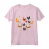 Chickens Heart Love - Funny Gardening Chicken Lady Tee for Men, Women, Kids - Ideal Gift for Gardening Enthusiasts