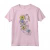 HapTiger Tangled Rapunzel Floral Pencil Sketch Maglietta - Official Disney Apparel 17PRIN00699A-003 - Unlock the Magic