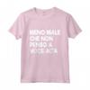 HapTiger Divertente Ironico Maglietta - Meno Male che non Penso a Voce Alta - T-shirt Sarcastica e Divertente