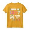 Made in 1987 - 36 of Perfection Groovy Bday 36 Year Old Birthday Women Men Maglietta - Ideal Gift for Vintage Lovers