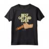 HapTiger Men Maglietta - Best Cat Dad Ever Shirt - Regalo Festa del Papà - Ideale per Compleanno o Natale