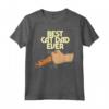 HapTiger Men Maglietta - Best Cat Dad Ever Shirt - Regalo Festa del Papà - Ideale per Compleanno o Natale