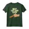 HapTiger Men Maglietta - Best Cat Dad Ever Shirt - Regalo Festa del Papà - Ideale per Compleanno o Natale