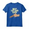 HapTiger Men Maglietta - Best Cat Dad Ever Shirt - Regalo Festa del Papà - Ideale per Compleanno o Natale