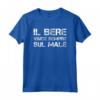 Magliette Alcol Uomo Manica Corta Divertenti - Il Bere Vince Male - T-shirt per Amanti dell'Alcol e della Birra