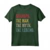 Grandpa The Man The Myth The Legend T Shirt - Maglietta per Nonni - Leggera e Classica