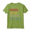 Grandpa The Man The Myth The Legend T Shirt - Maglietta per Nonni - Leggera e Classica
