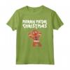 Metal Christmas Funny Metal Gingerbread Man Maglietta - Rock and Roll Holiday Tee for Music Lovers