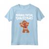 Metal Christmas Funny Metal Gingerbread Man Maglietta - Rock and Roll Holiday Tee for Music Lovers
