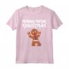 Metal Christmas Funny Metal Gingerbread Man Maglietta - Rock and Roll Holiday Tee for Music Lovers