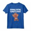 Metal Christmas Funny Metal Gingerbread Man Maglietta - Rock and Roll Holiday Tee for Music Lovers