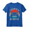 Leveling up to Big Brother 2022 - Funny Gamer Vintage Kids Maglietta - Ideale per Regalo