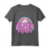 Ironic Alpha Maschio Unicorno Arcobaleno - Divertente Maglietta Grafica Unisex - Offensiva e Stravagante