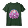 Ironic Alpha Maschio Unicorno Arcobaleno - Divertente Maglietta Grafica Unisex - Offensiva e Stravagante