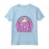 Ironic Alpha Maschio Unicorno Arcobaleno - Divertente Maglietta Grafica Unisex - Offensiva e Stravagante