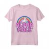 Ironic Alpha Maschio Unicorno Arcobaleno - Divertente Maglietta Grafica Unisex - Offensiva e Stravagante