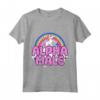 Ironic Alpha Maschio Unicorno Arcobaleno - Divertente Maglietta Grafica Unisex - Offensiva e Stravagante