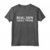 Real Men Make Twins - T-shirt divertente per gemelli - Ideale per baby shower e annuncio di gravidanza