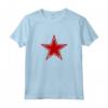 HapTiger Women's Cool Cute Vintage Retro Maglietta - Unique Gift for Father's Day, Mother's Day, Christmas - USA 4th of July Red Star Funny Gift for Family