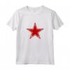 HapTiger Women's Cool Cute Vintage Retro Maglietta - Unique Gift for Father's Day, Mother's Day, Christmas - USA 4th of July Red Star Funny Gift for Family